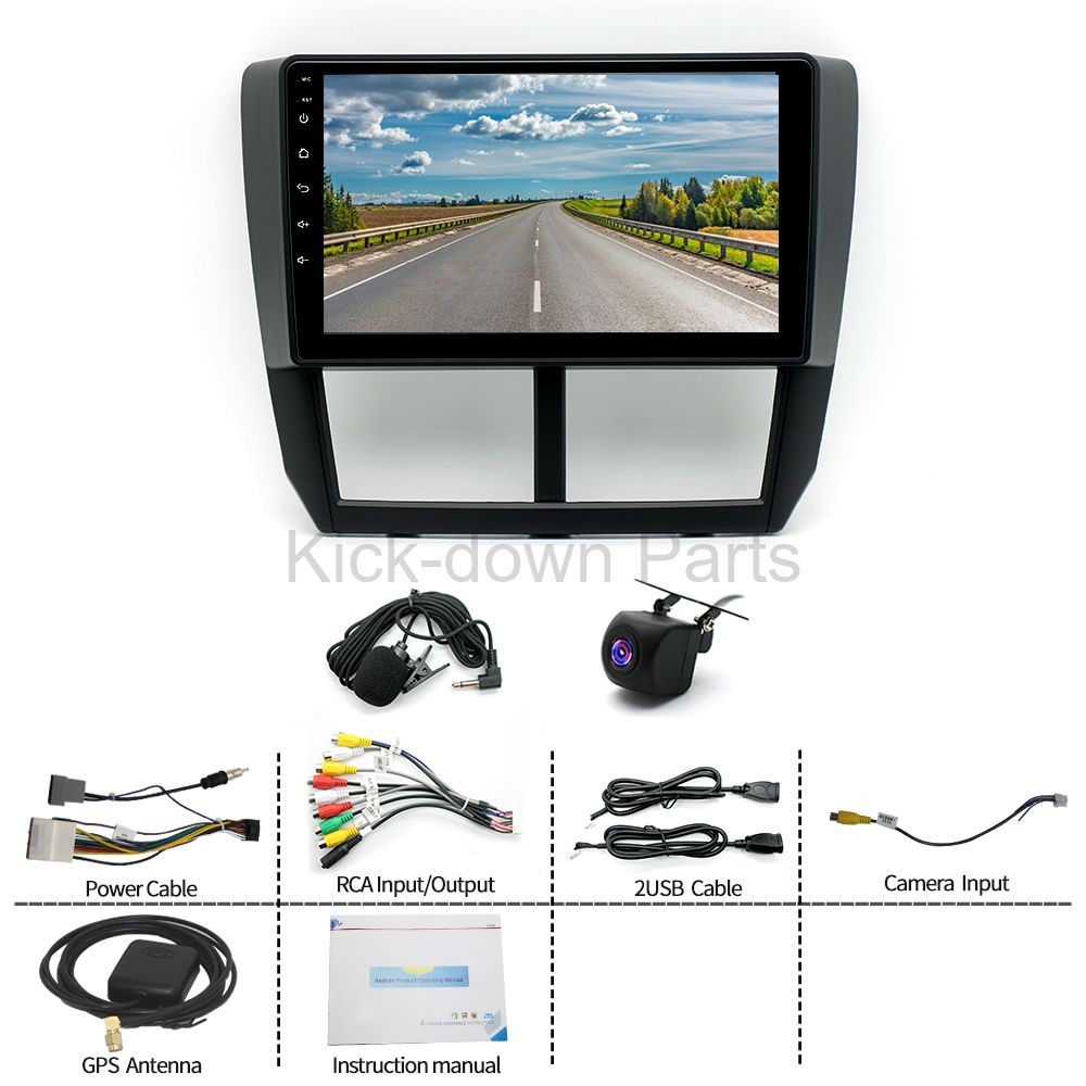 9″ FM/RDS Bluetooth Car Navigation for 2008-2012 Sub
