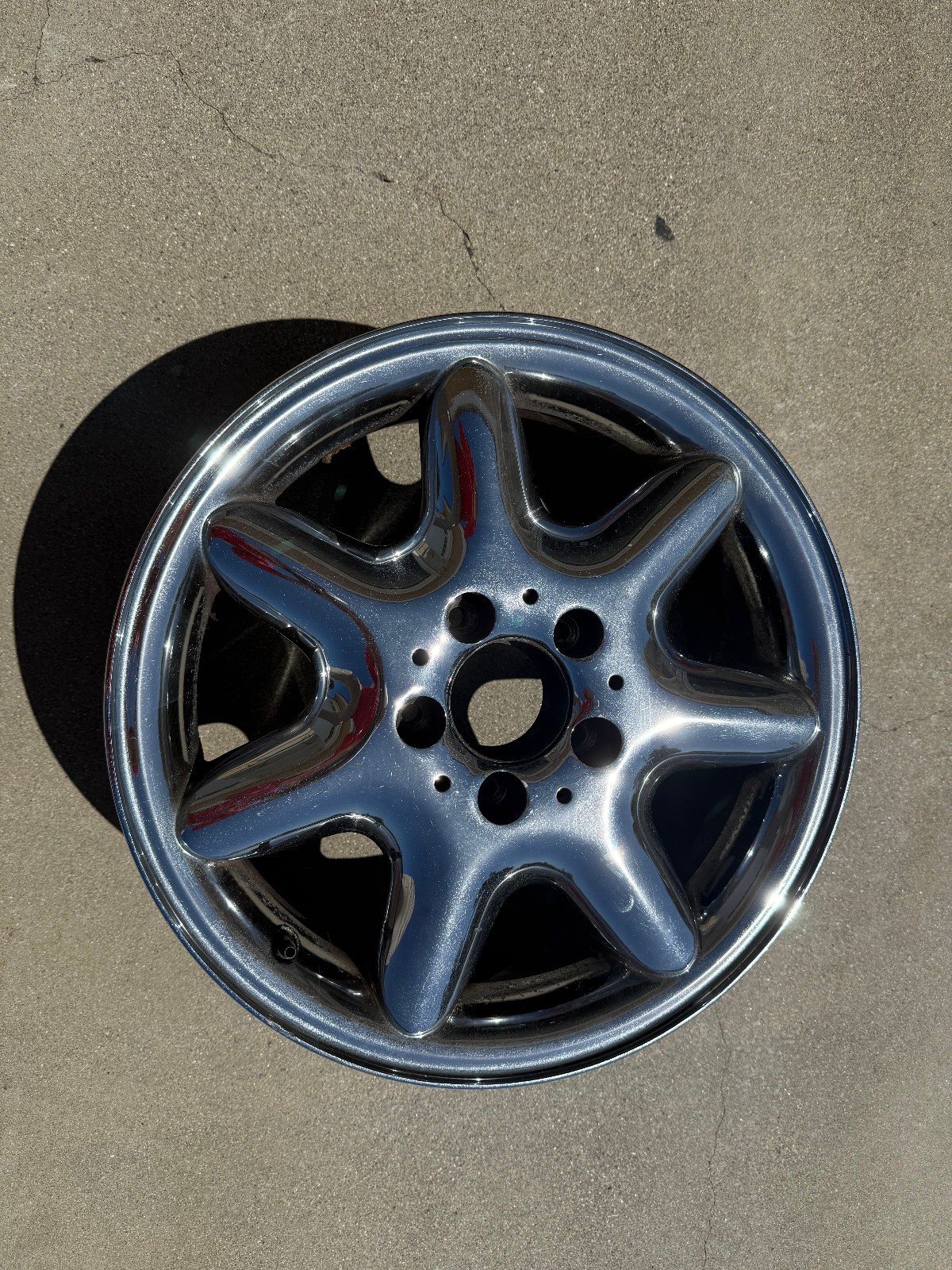 MERCEDES C C240 C320 16″ FACTORY OEM wheel/rim 2001-2002-2003-2004 CHROME 65211