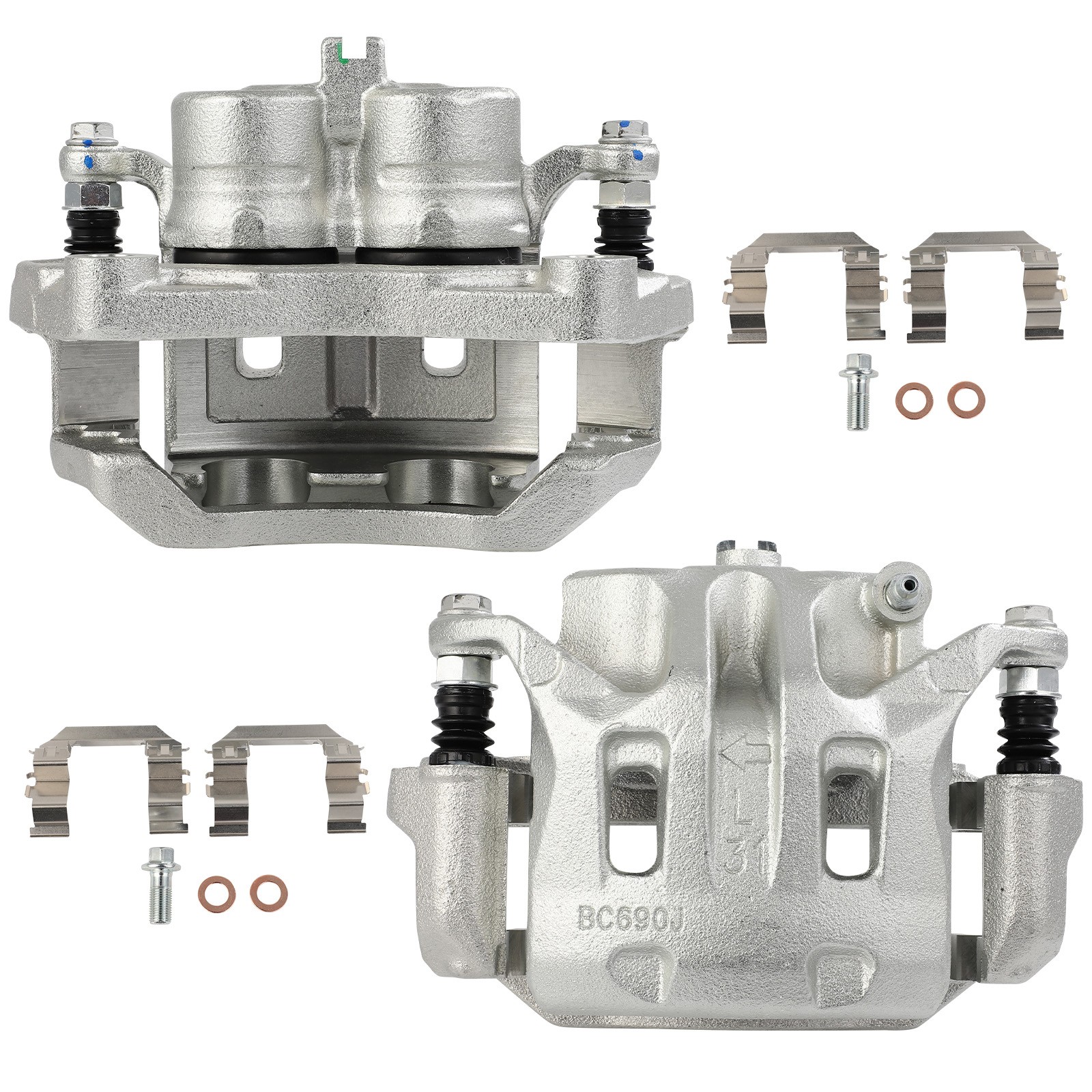 2pcs Front Brake Calipers For Infiniti EX35 2008-2012 & M35 M45 2006 2007-2010