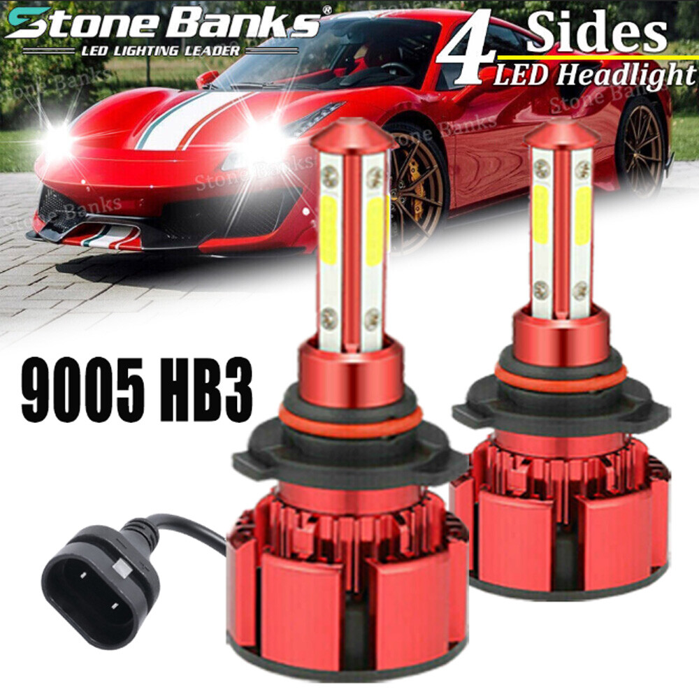 9005 HB3 LED Headlight Super Bright Bulbs Kit White 6500K 360000LM High/Low Beam