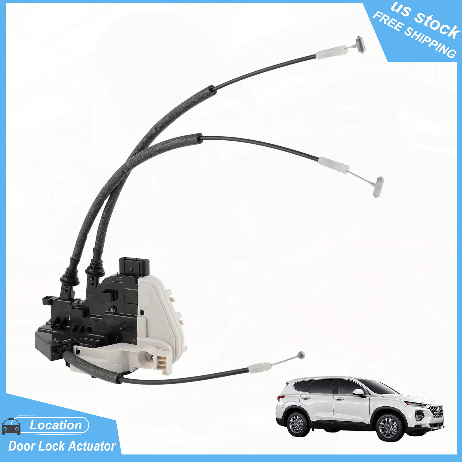 Front Left Driver Door Lock Actuator Motor For Hyundai Santa Fe Sport XL 13-2019