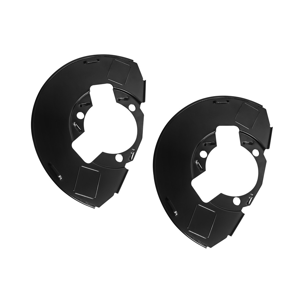 Front Black Brake Dust Shield for Chevrolet Silverado 1500 GMC Sierra 1500 2pcs