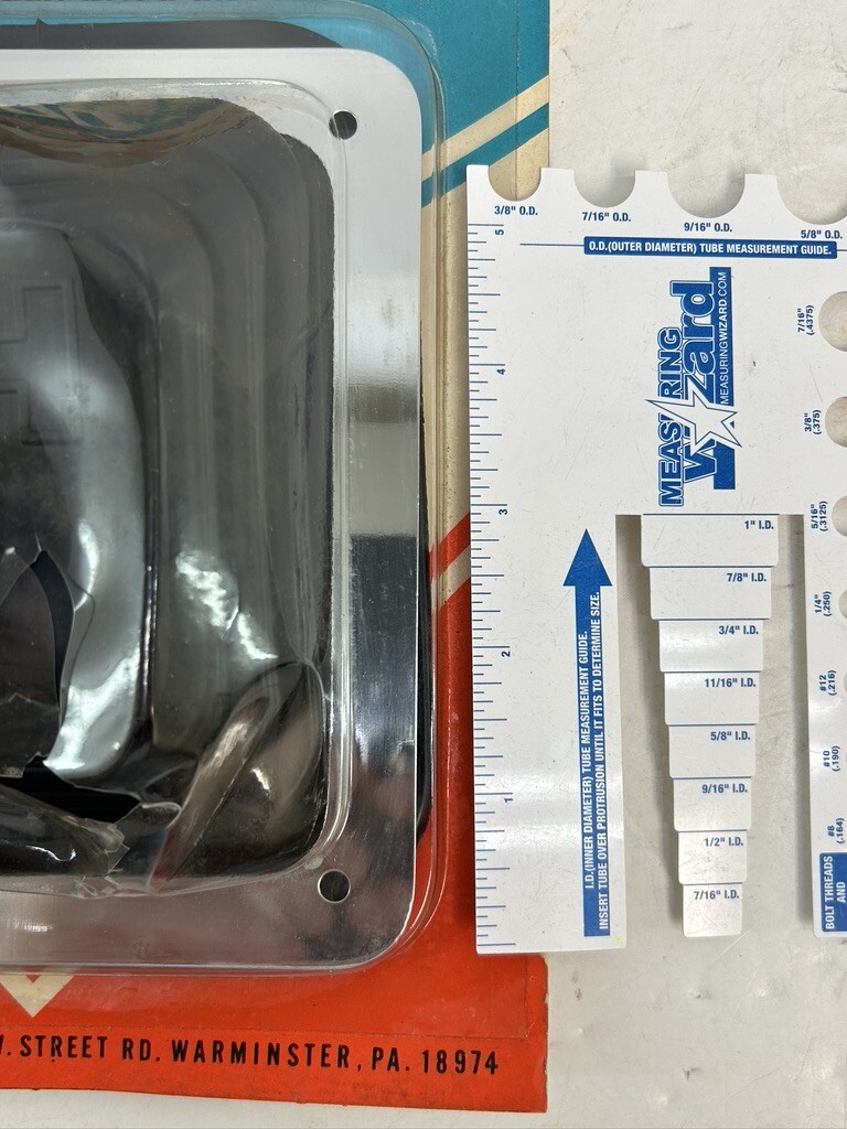 NOS Hurst Shifter Boot & Plate for Square Shifters No. 1144580 (NAPA #620-4155)