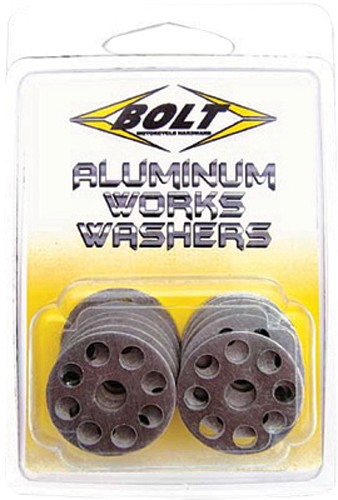Bolt 2009-AWW.25 Aluminum Works Washers 6mm – Silver
