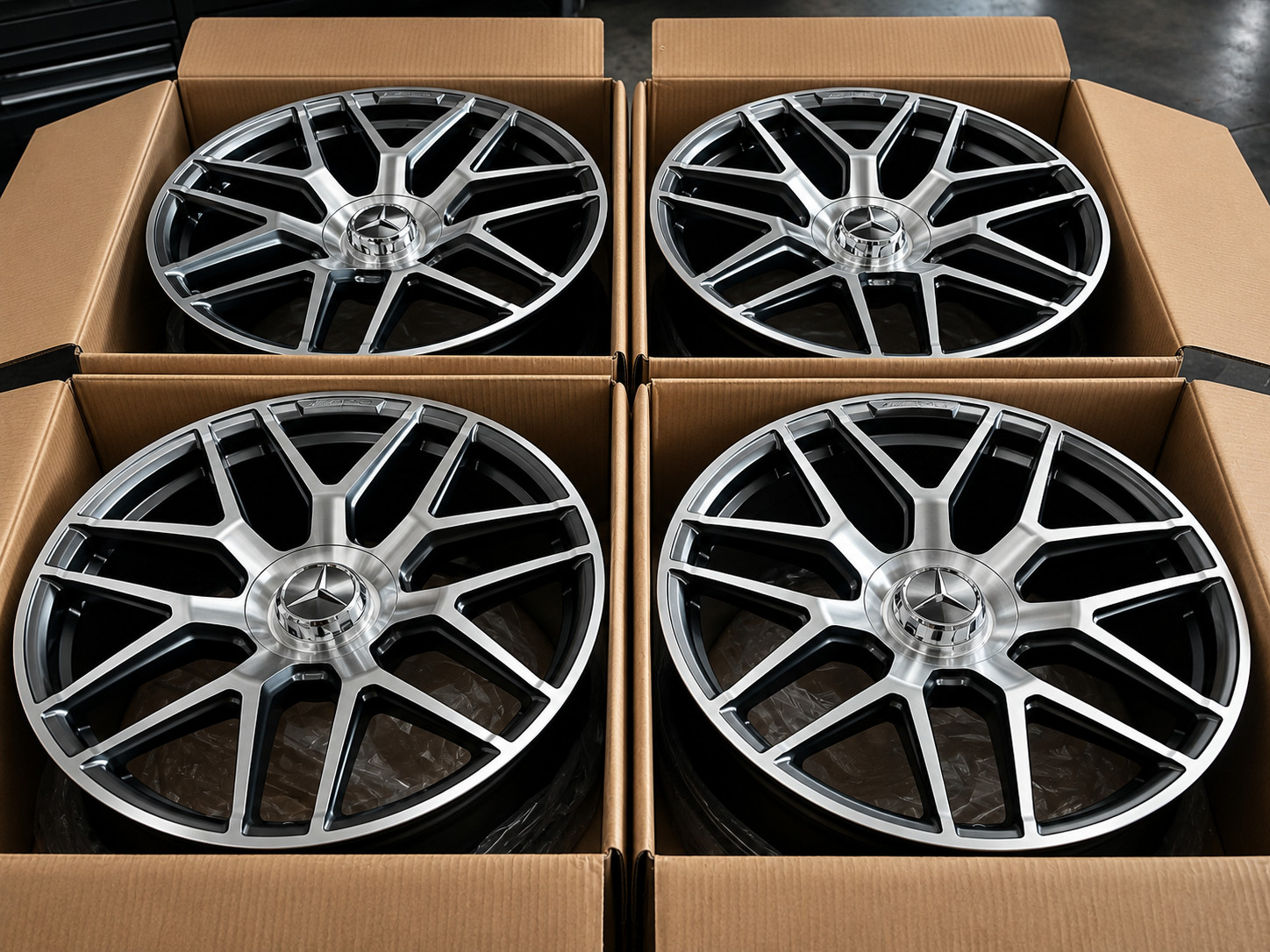 22 OEM FACTORY MERCEDES AMG G63 G580 RIMS WHEELS FACTORY #A4634012000 2017-26