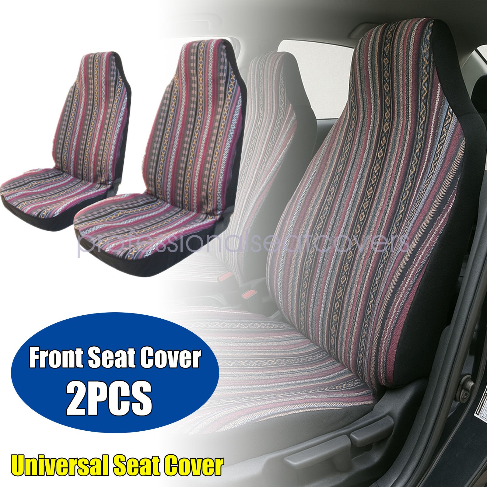 For Lexus Cloth Car Seat Covers Set 2-Sits Full Front Cushion As Picture Shows
