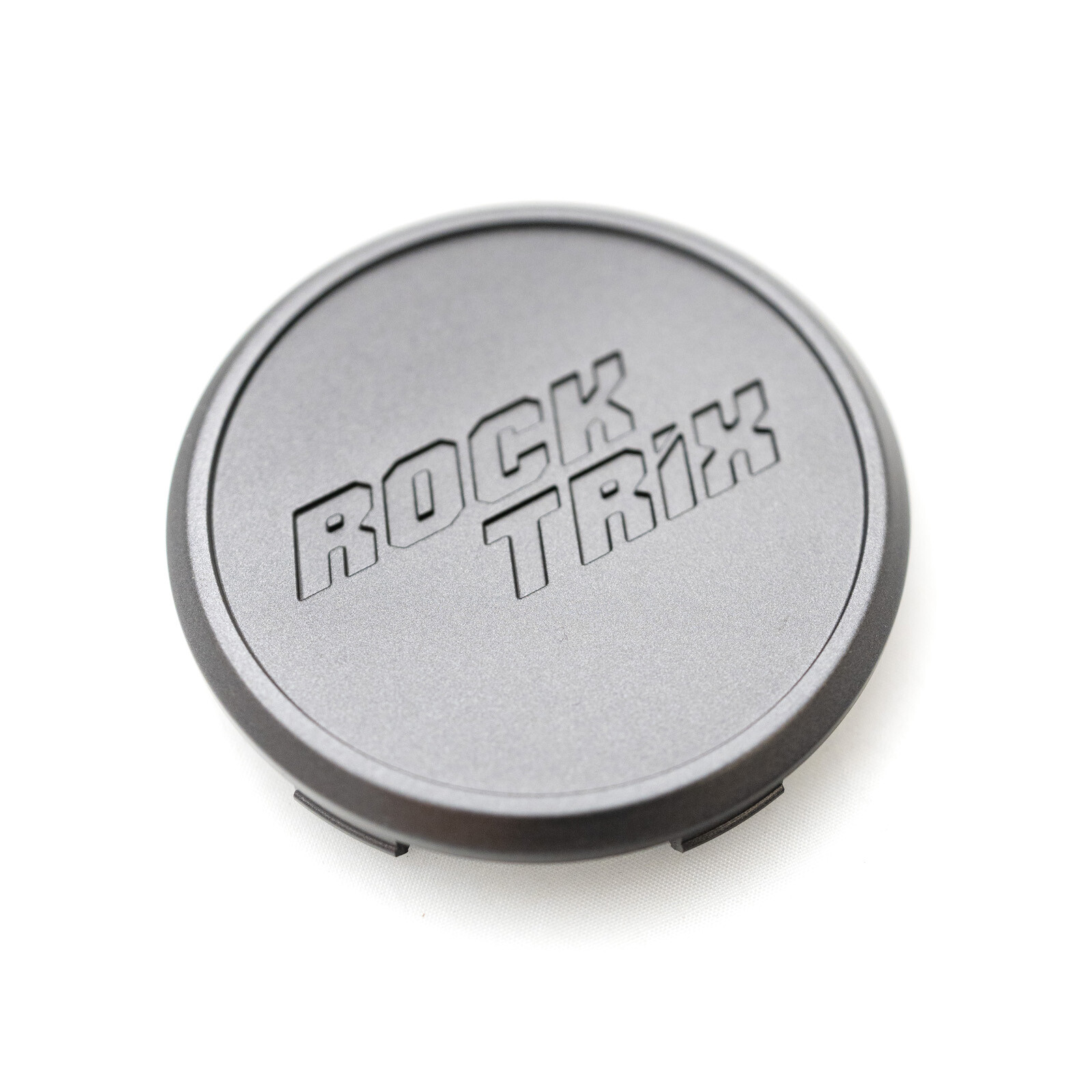 (1) RockTrix Flat Center Cap for Offroad Street ATV UTV Wheels – Matte Gunmetal