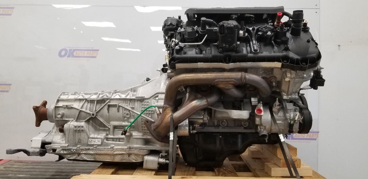 5.0 COYOTE ENGINE AUTO 10R80 TRANSMISSION GEN 4 2024 MUSTANG GT PULLOUT SWAP