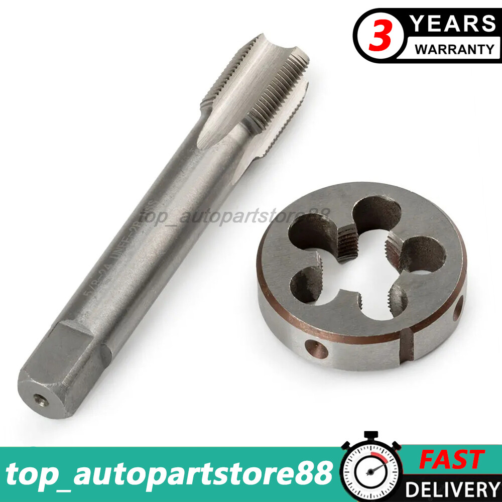 Set of 2 5/8″-24(5/8×24) New Fits For UNF HSS Threading Thread Tap and Die Set