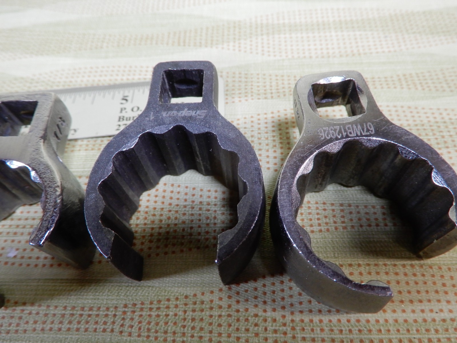 Snap-On Flare Nut/Crows Foot Socket Set 8 Pieces Great Condition VX