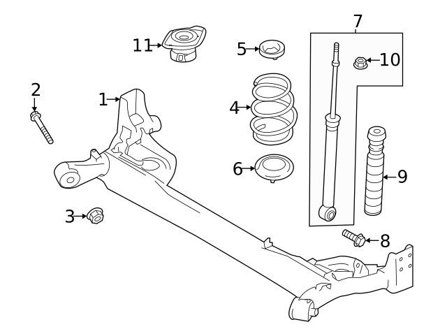 Genuine Nissan Coil Spring 55020-5EE0A