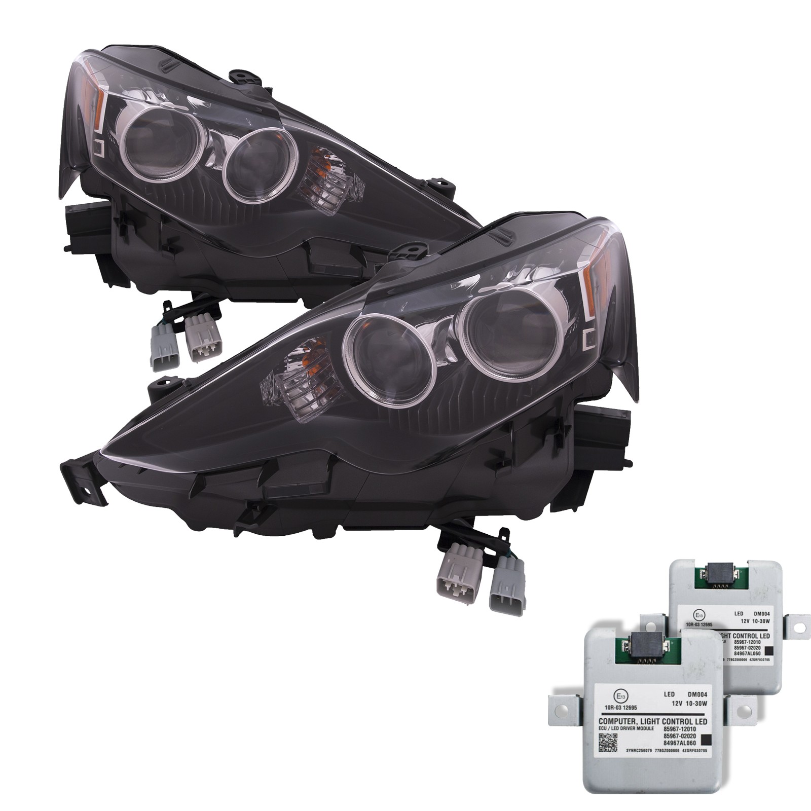 LED Headlights W/ Drivers Fits 14-15 Lexus IS250 IS350 16 LX2519141 LX2518141