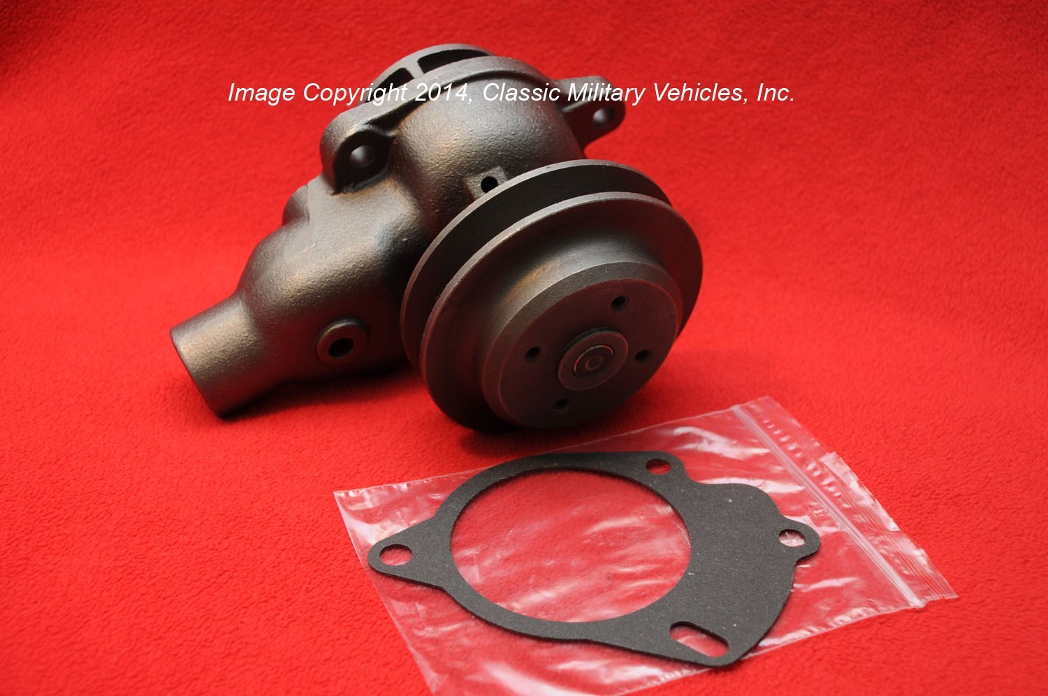 Willys Water Pump CJ2A CJ3A MB Ford GPW Jeep CJ5 CJ3B. New. 1 Groove Pulley.
