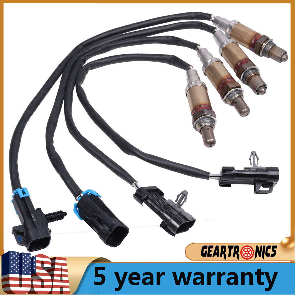 4PCS Upstream Downstream O2 Oxygen Sensor For Chevy Silverado GMC 1500 1996-2002