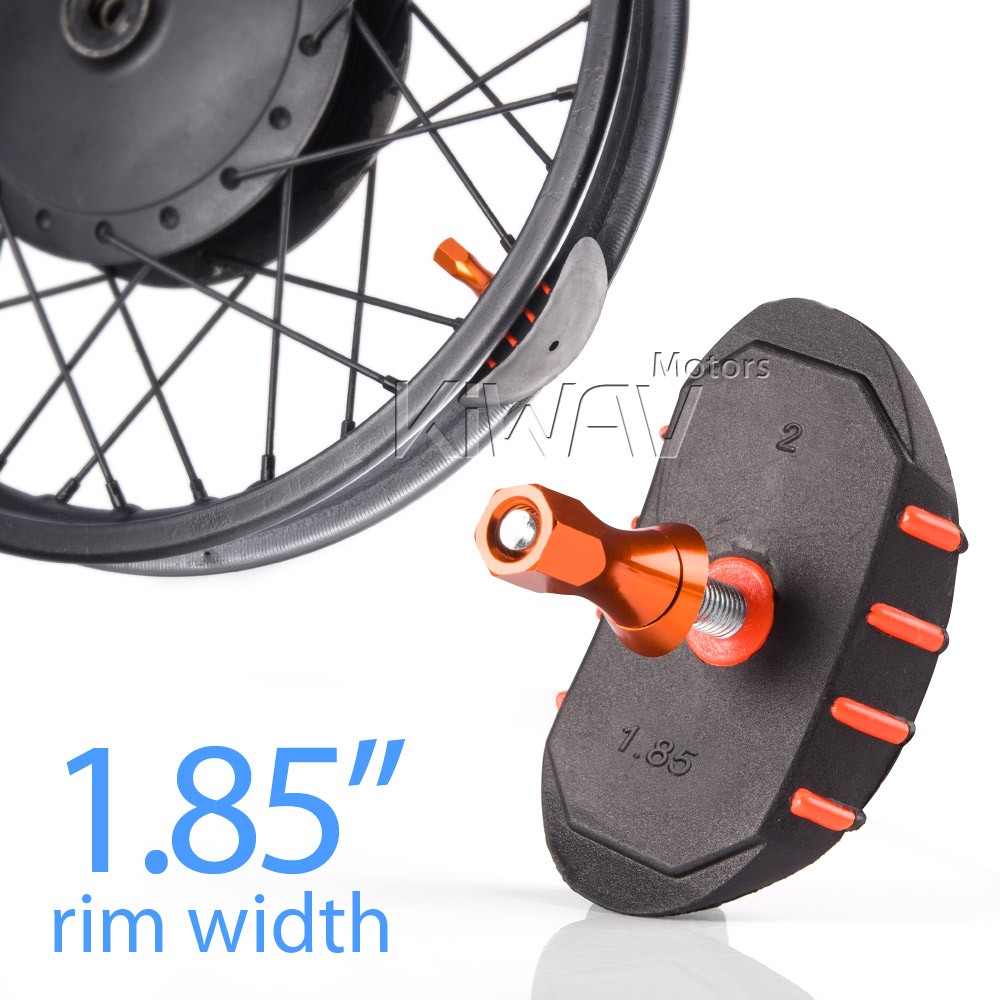 bead stopper stop alloy rubber nylon for 1.85″ rim orange lock nut for dirt bike