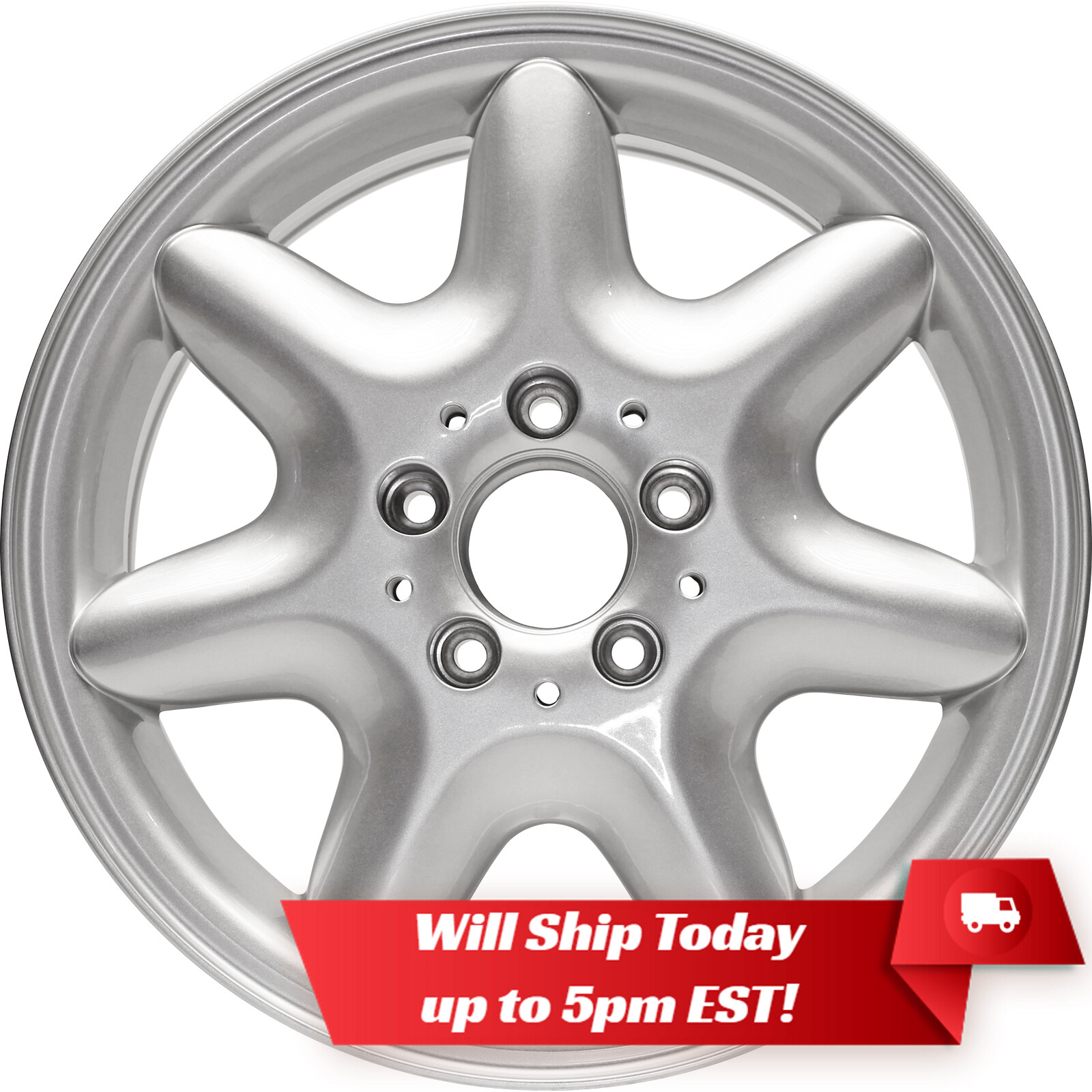 New 16″ Silver Alloy Wheel Rim for 2001-2004 Mercedes Benz C240 C320 65211