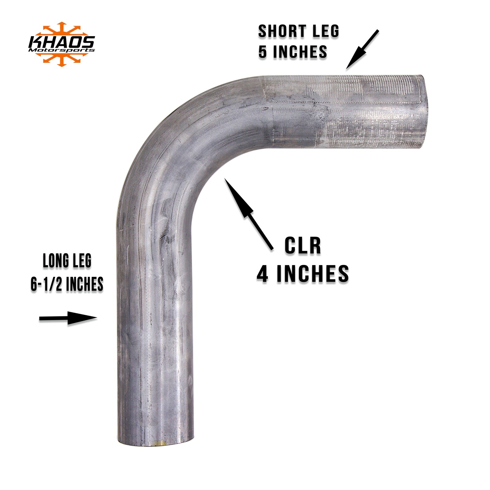 2.5″ 90 Degree Exhaust Elbow Mandrel Bend Aluminized Steel 2 Pack MADE IN USA