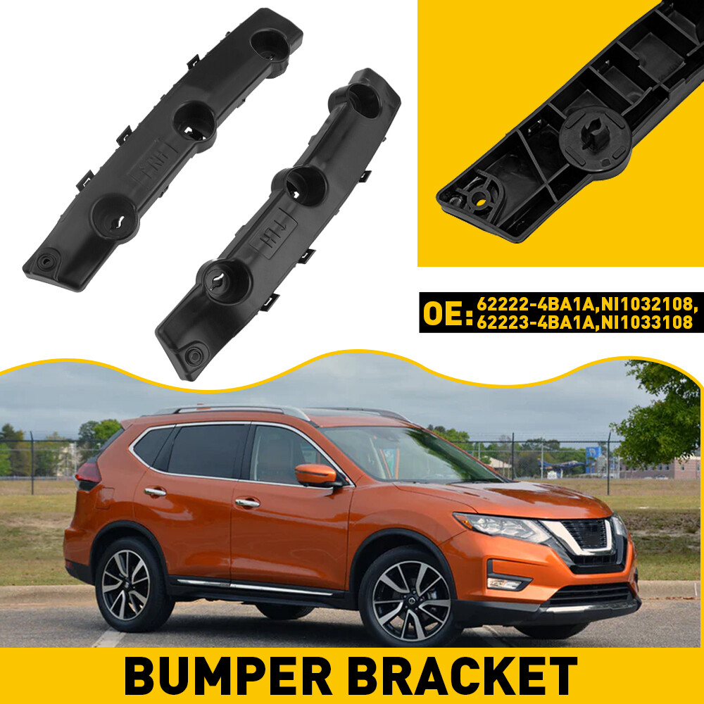Front Driver & Passenger Side Bumper Fender Bracket For Nissan Rogue 2014-2019