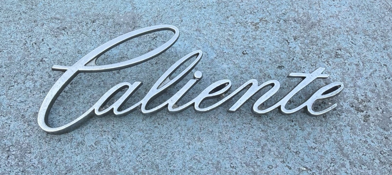 OEM Mercury Emblem Comet Part C4GB 16098 E Cyclone Caliente Script 6″ 1965