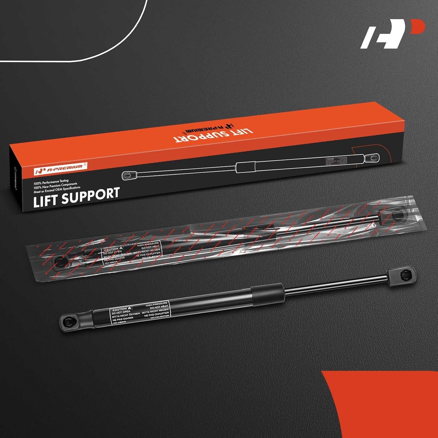 Set of 2 Front Hood Lift Supports Replacement for Range Rover 2013-2022