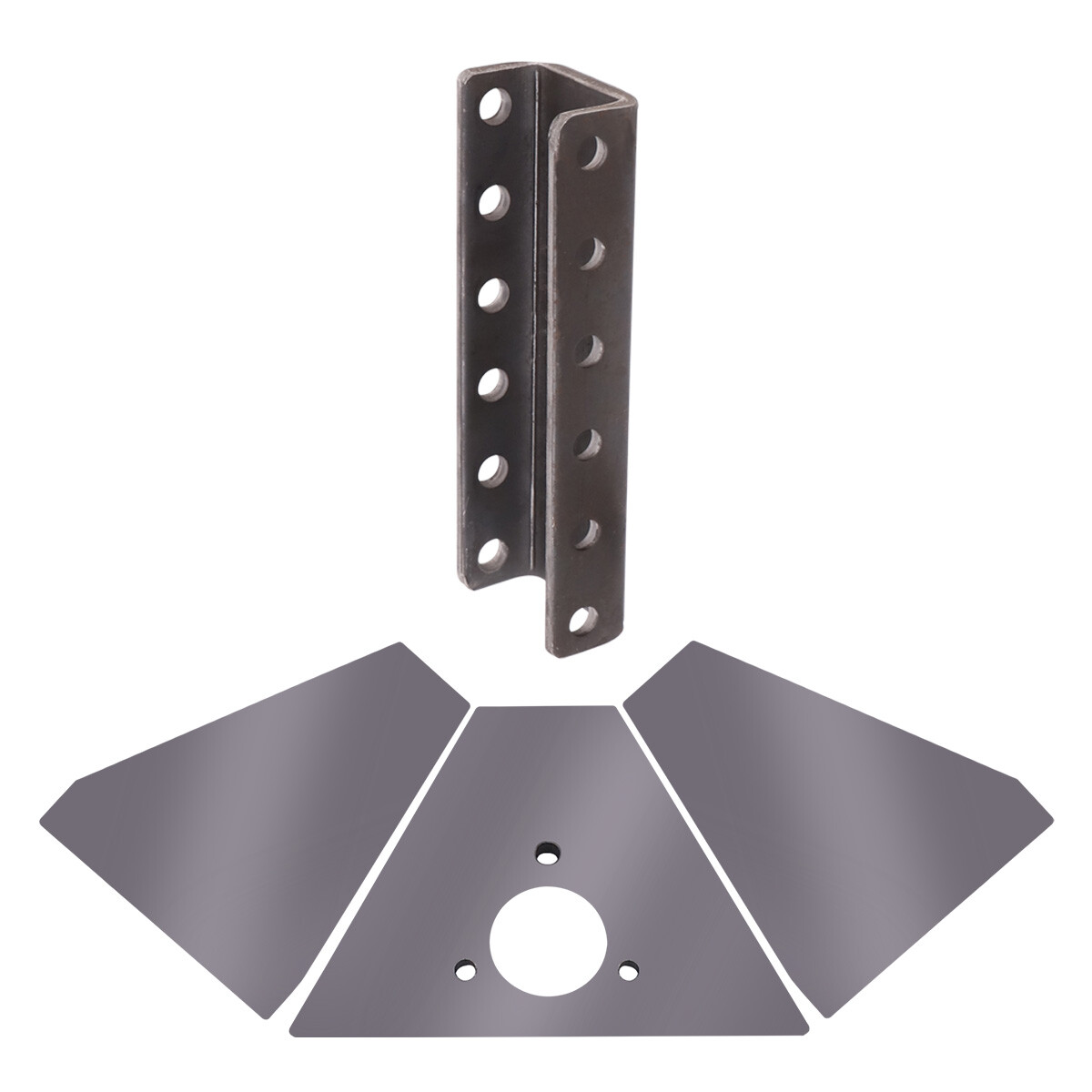 14000 lbs A-Frames Vertical Channel Weld On Tongue Adapter for Trailer