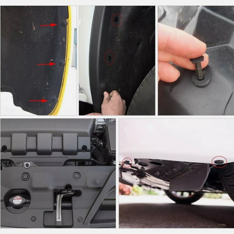725Pcs Car Push Retainer Clips Automotive Tools Auto Bumper Fastener Rivet Parts