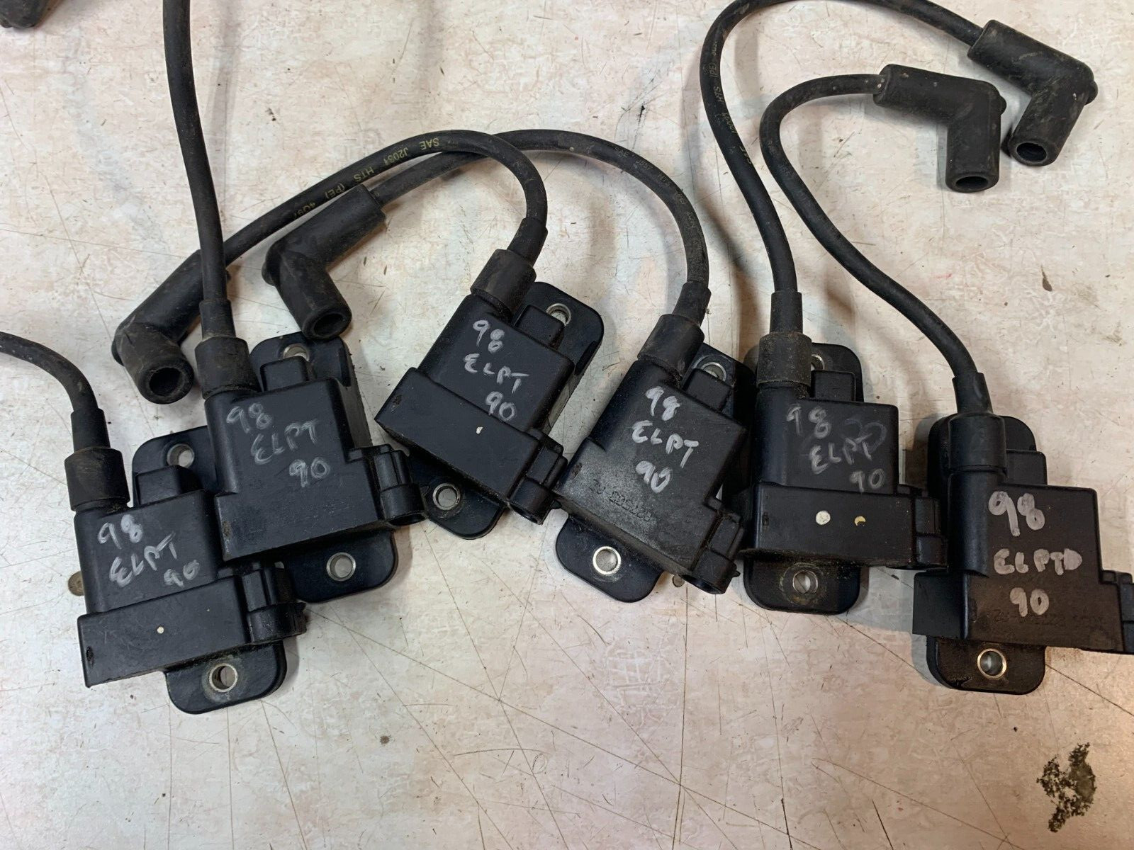 *90 Day Warranty* Mercury OEM Ignition Coils Set of 6 827509a2