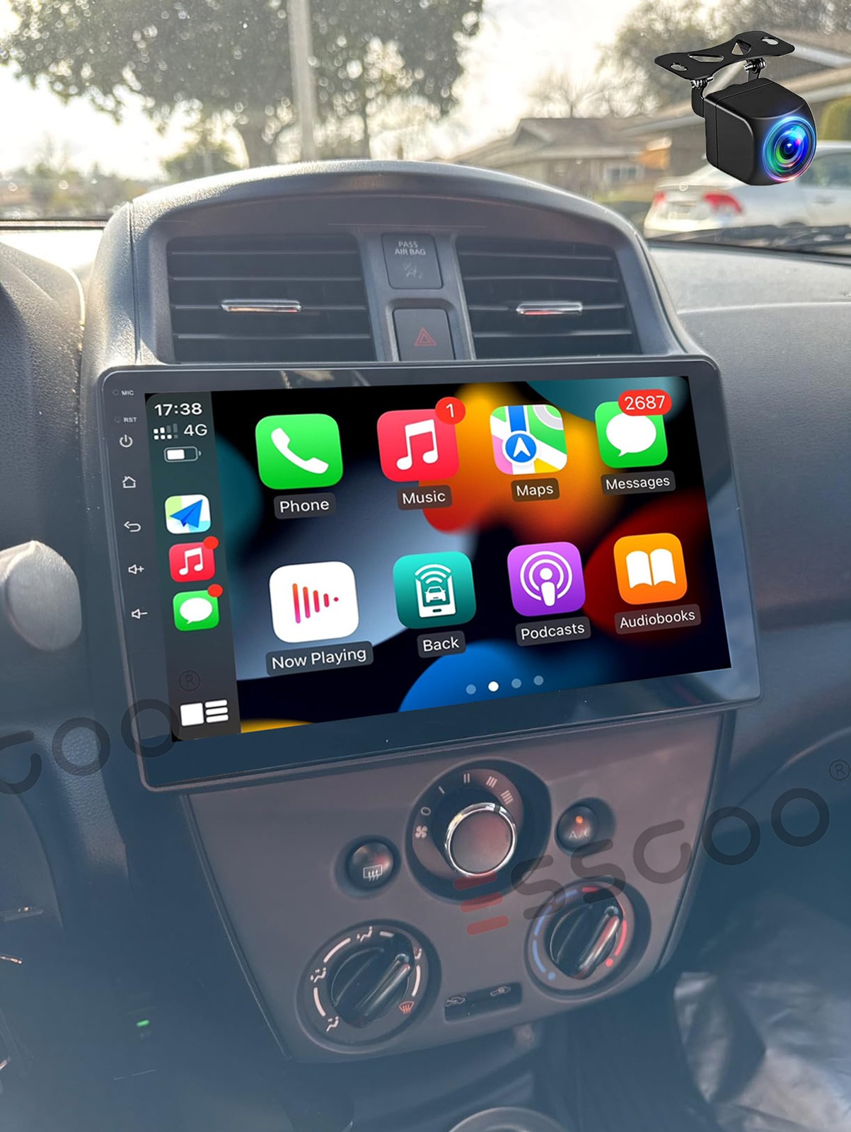 For Nissan Versa Sedan 2015-2019 Android 14.0 Car Stereo Radio GPS Navi + Camera