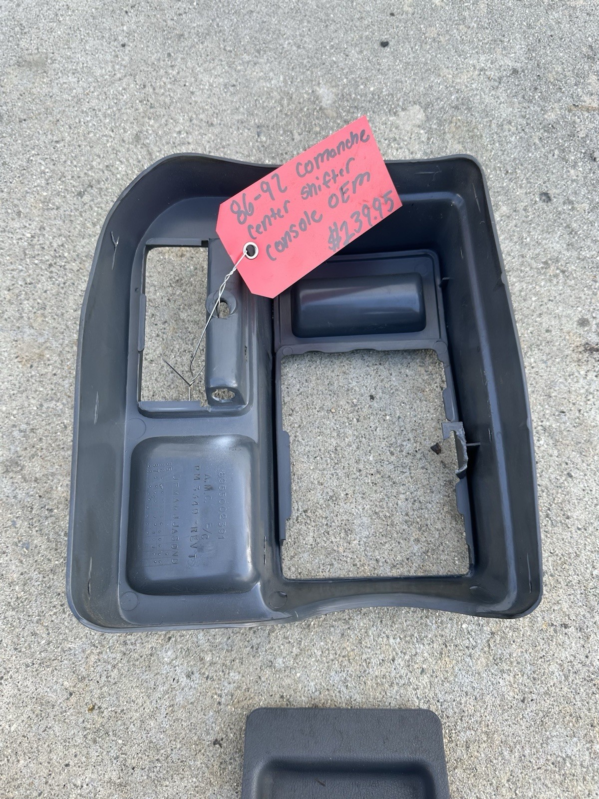 86-92 Jeep Comanche Center Shifter Console OEM