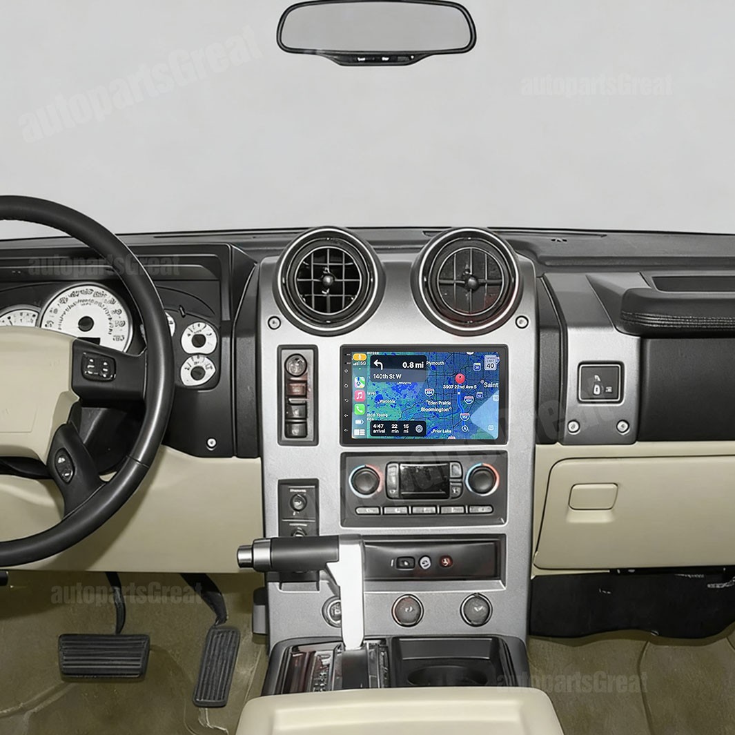 For 2003-2006 Hummer H2 Android 15 Navi GPS Carplay Stereo Radio Wifi DSP Player