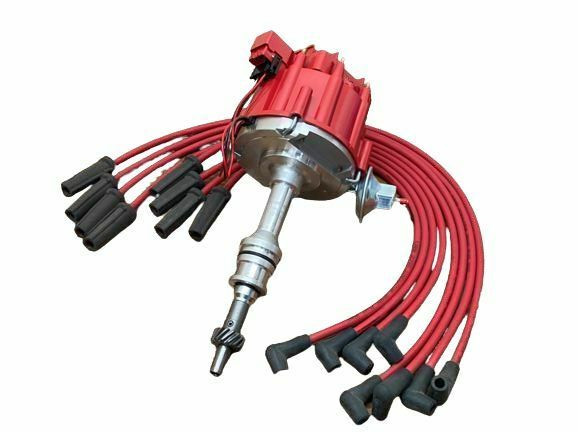 Distributor FORD 351W Windsor Small Block +Ignition Wires Engines V8 5.8L 69-97