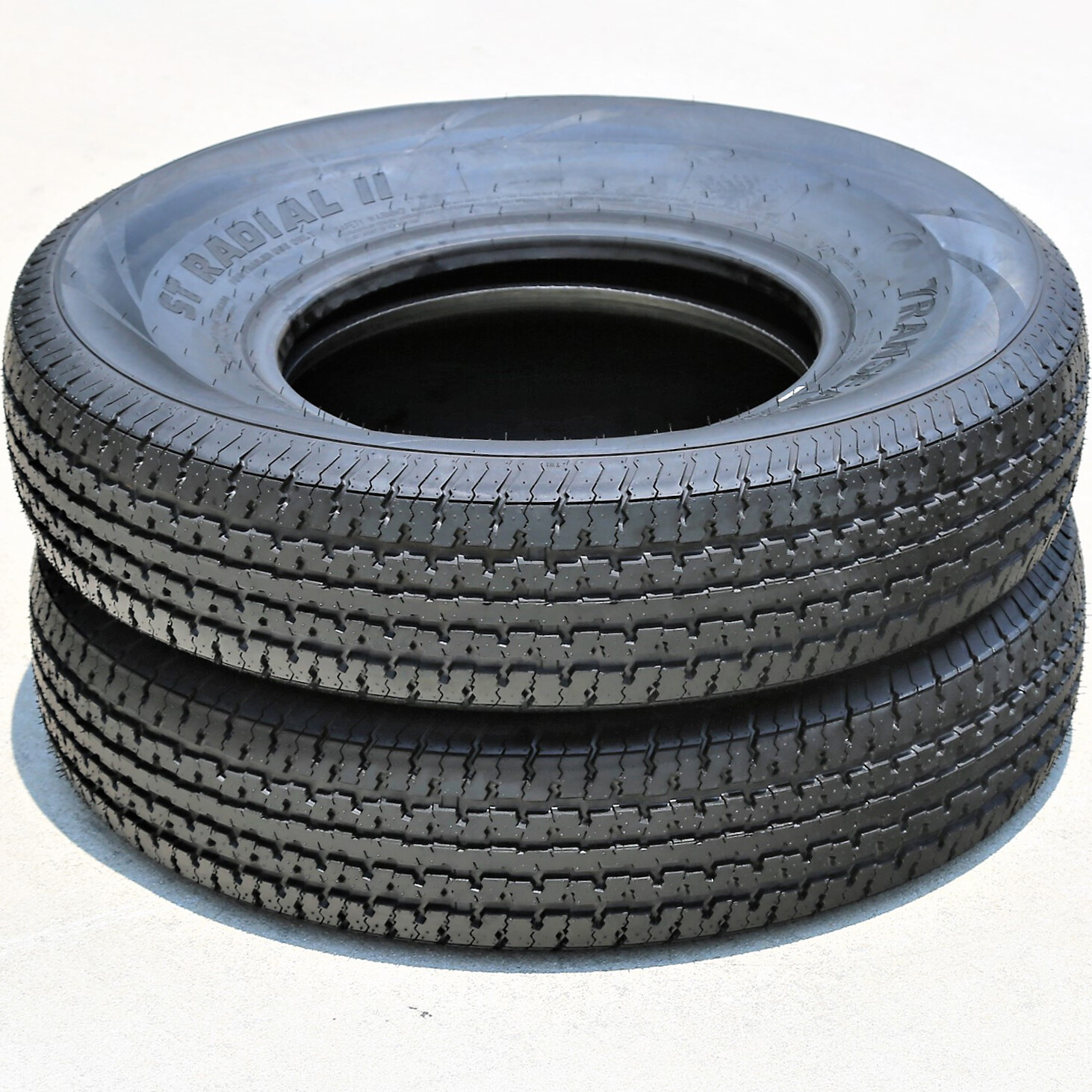 2 Tires Transeagle ST Radial II Steel Belted 205/75R15 205-75-15 D 8 Ply Trailer