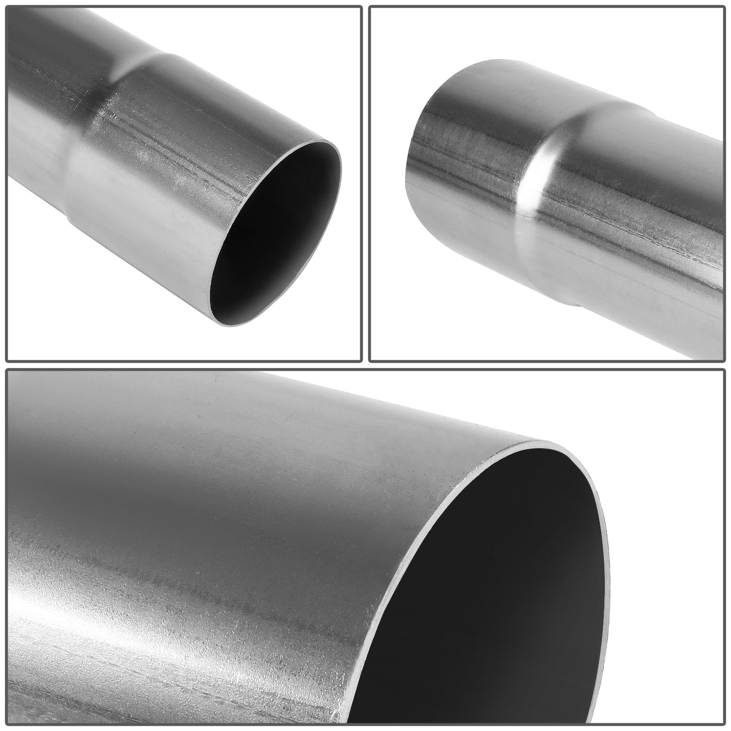 2Pcs 2.5″Inch OD Custom 45 Degree Mild Steel Mandrel Bend Exhaust Pipe Tube