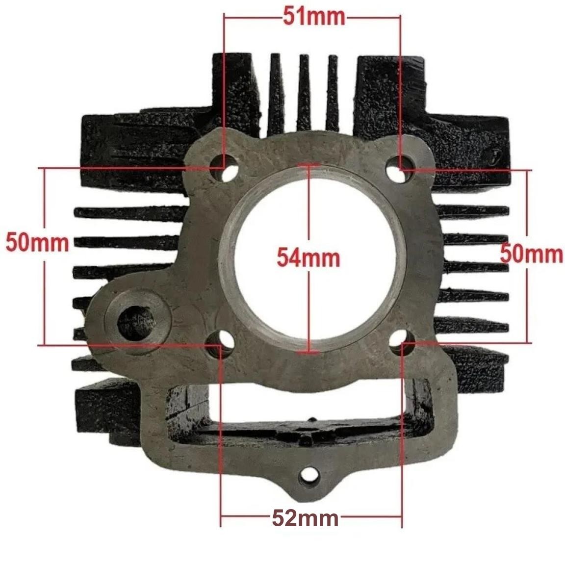 CYLINDER TOP END KIT 1P54FMI CHINESE 125CC ROKETA COOLSTER SSR BMS ATV DIRT BIKE
