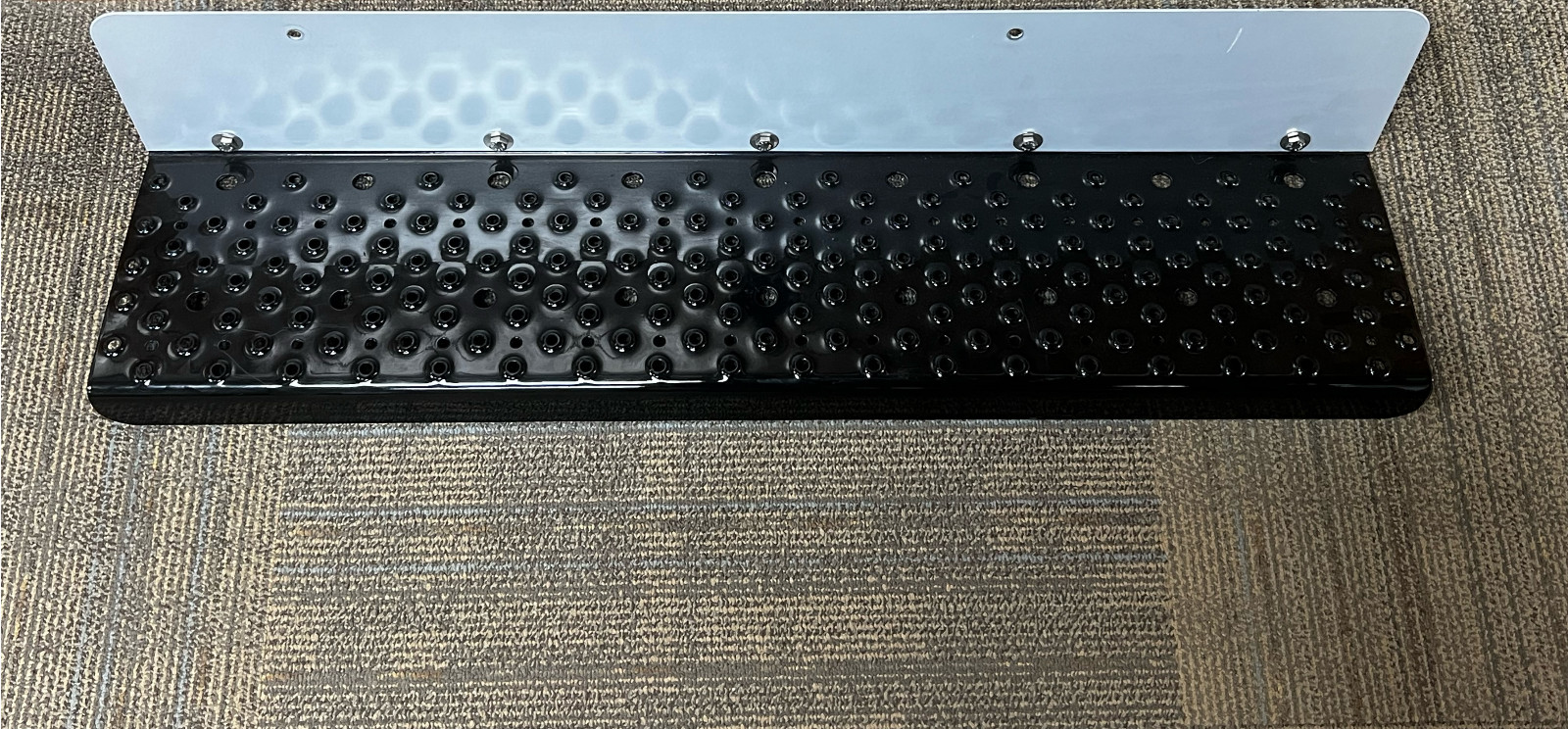 M2 Freightliner Semi Truck Black Steel 36.5″ L x 8″ W Step Plate With 6″ Backer