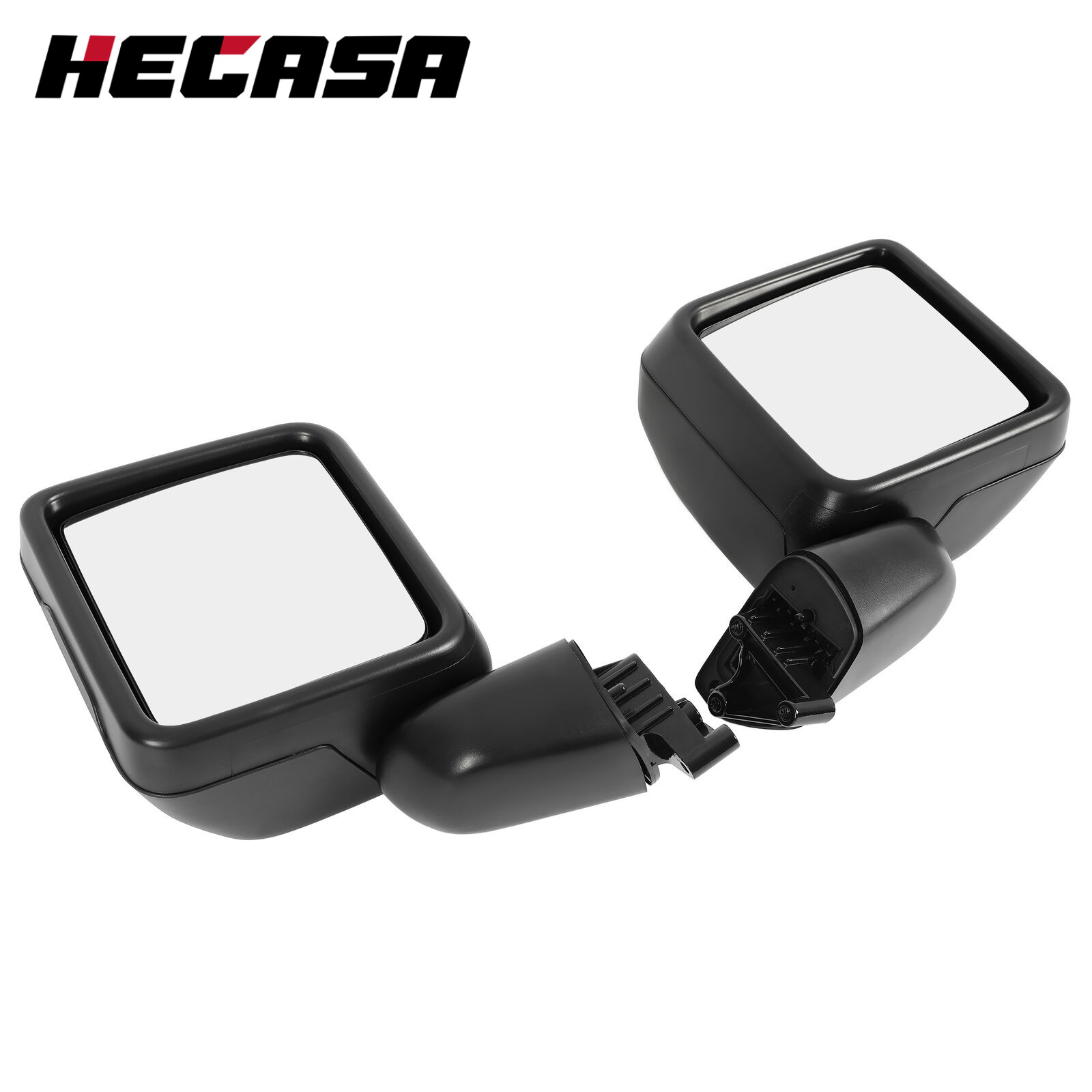 HECASA Pair Front Door Mirror Assembly Power Heated For Wrangler JL Gladiator JT