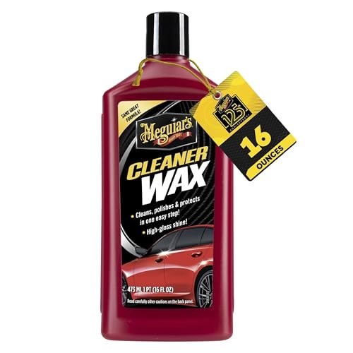 Cleaner Wax Liquid Car Wax 16oz Cleans Polishes Protects Paint Clear Coat