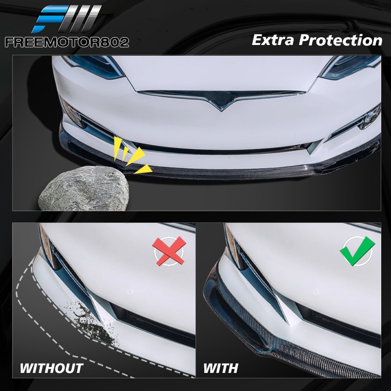 Fit 06-07 Subaru Impreza WRX STI CS2 Style Front Bumper Lip Spoiler Splitter PP