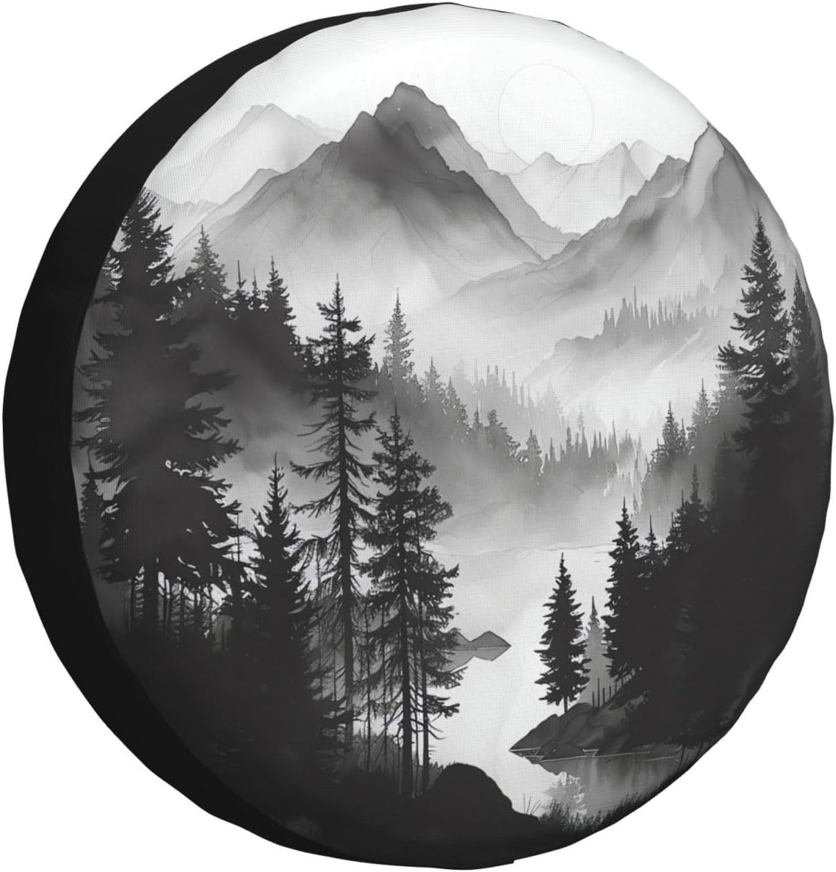 17″ Spare Tire Cover Wheel Covers for RV Camper Travel Boats Trailers Waterproof