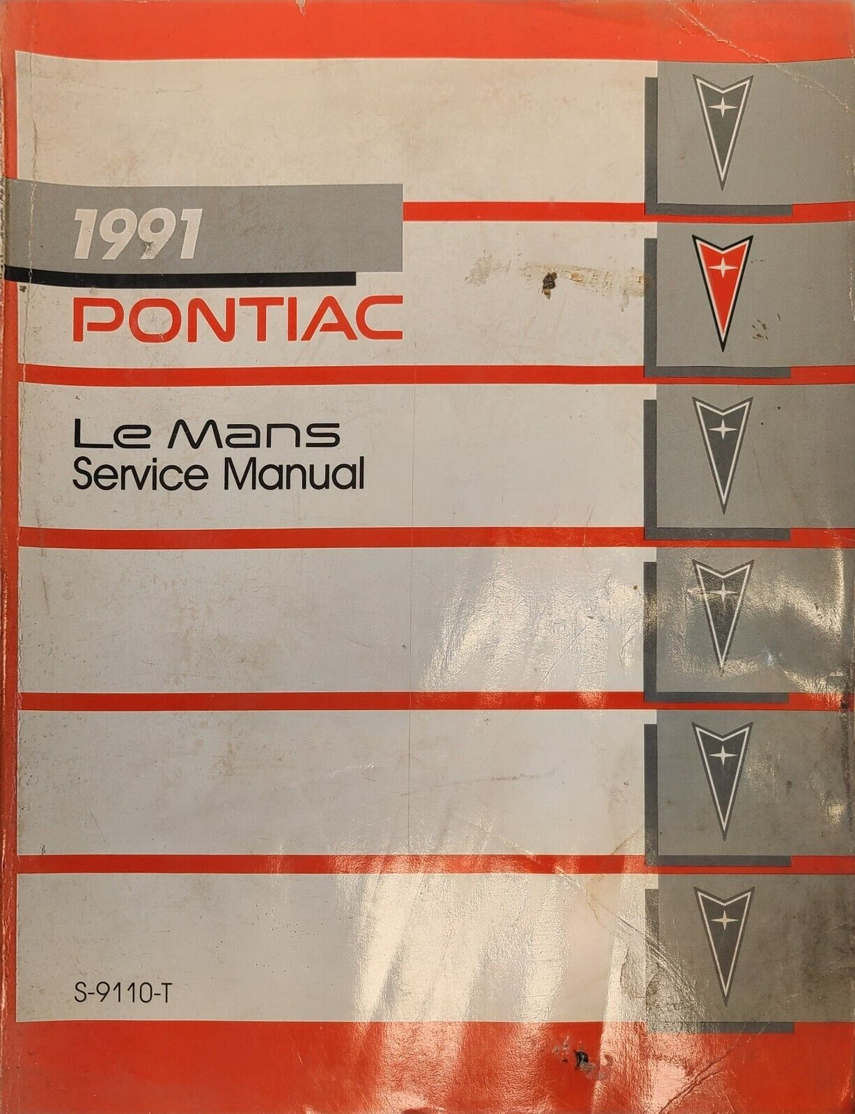 1991 Pontiac Lemans General Motors Shop Service Manual S9110-T