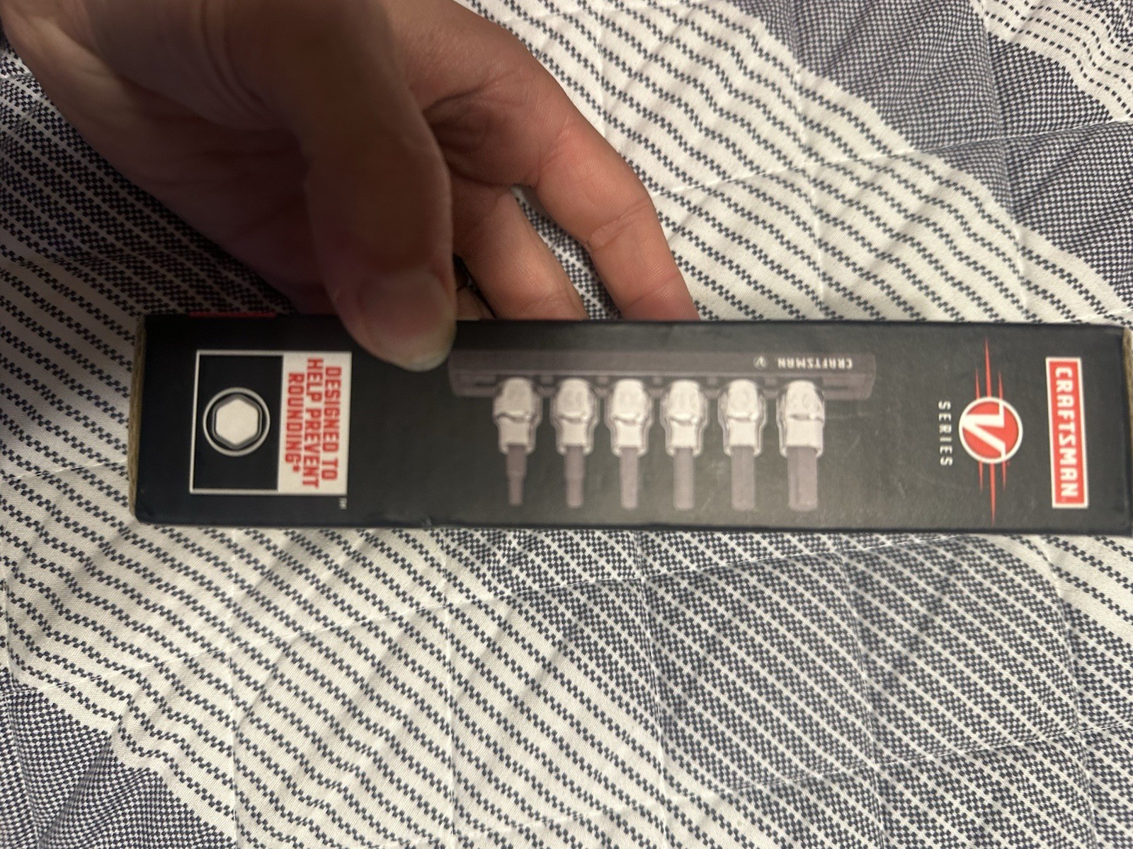 Craftsman V-Series Hex Socket Set 3/8 Drive 6-Piece CMMT17700V