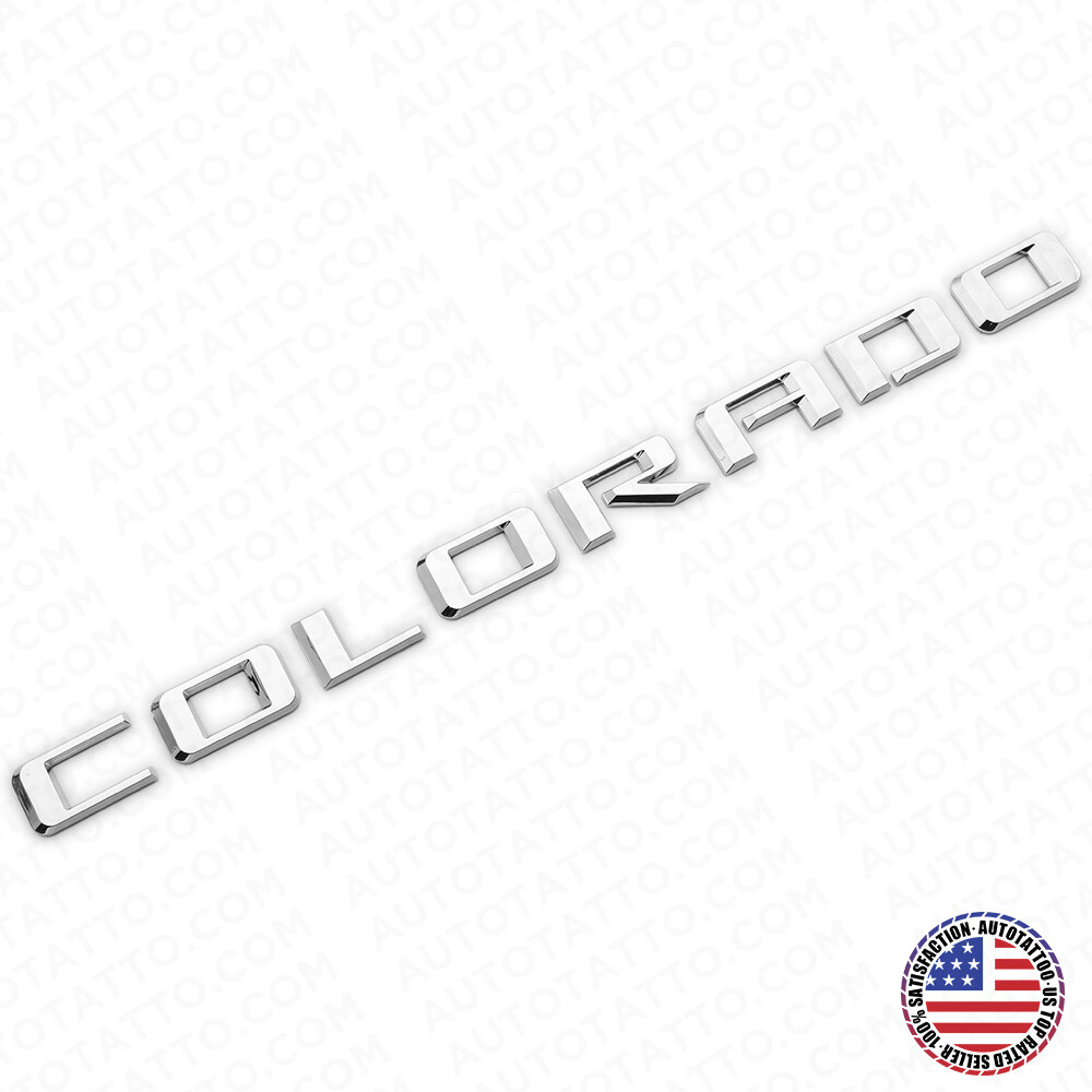 21+ Chevy Colorado Fender / Tailgate Chrome Badge 3D Logo Emblem Truck Sport