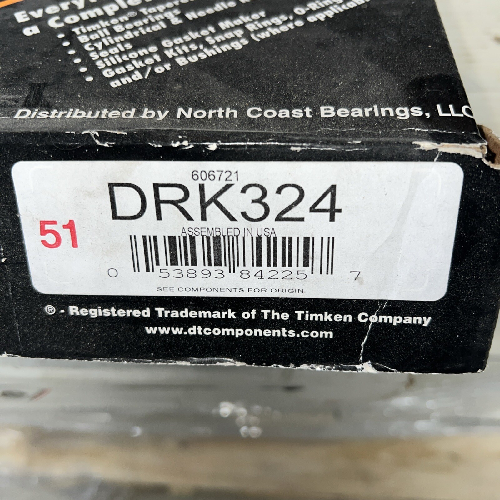 Differential Bearing Kit Timken DRK324 Made In USA 🇺🇸 Free Shipping !