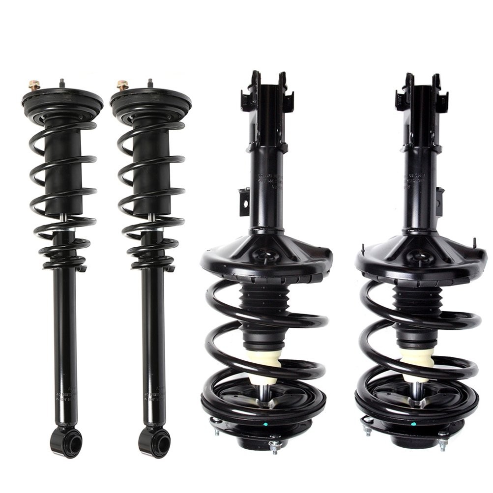 4pcs For 2003-2004 Mitsubishi Eclipse Front Rear Complete Struts Mounts Spring