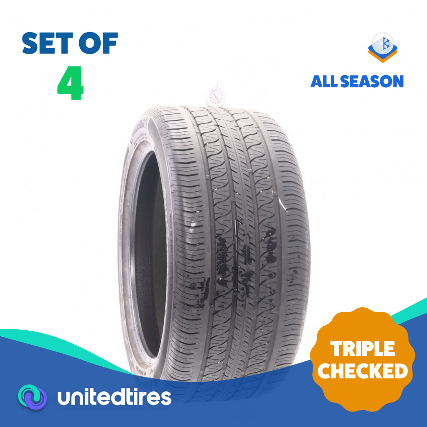 Set of (4) Used 285/40R19 Continental ProContact RX ContiSilent T1 – 5.5-6/32