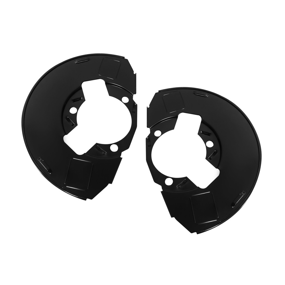 Front Black Brake Dust Shield for Chevrolet Silverado 1500 GMC Sierra 1500 2pcs