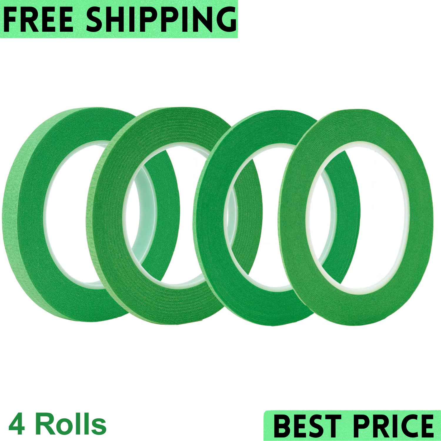 Fine Line Masking Tape DIY Automotive Masking Tape DIY Car Auto Paint 4 Roll…