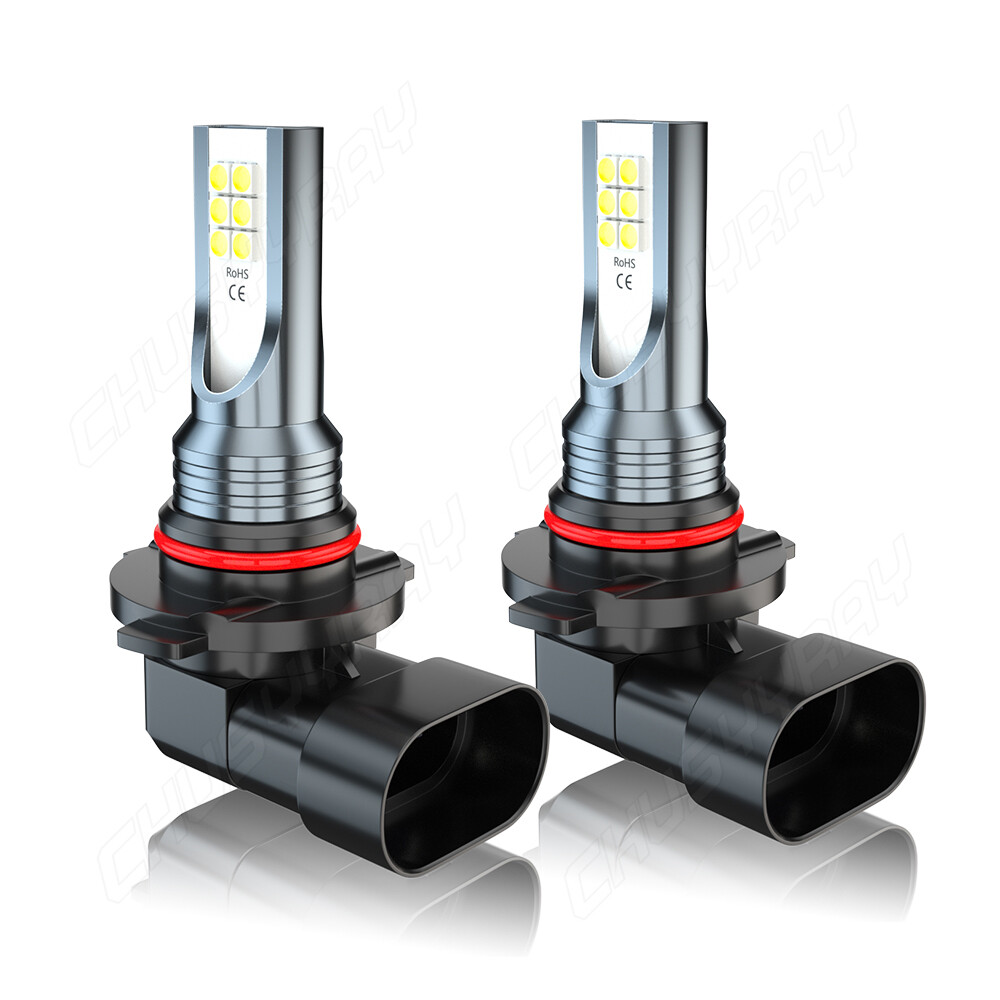 2X 2-Sides 9145 9140 H10 LED Headlight Fog Light Bulb 120W 6000K Super White Kit