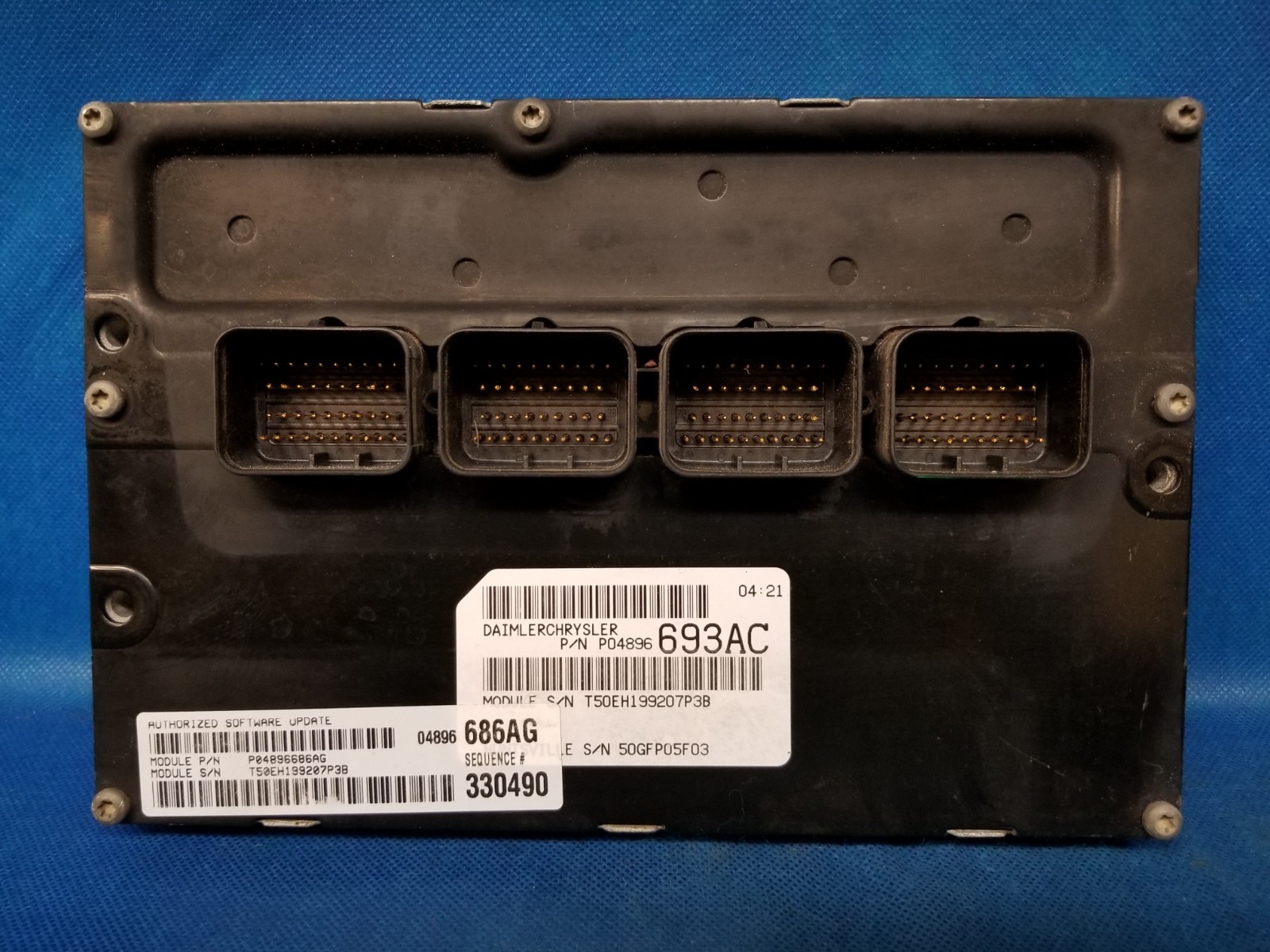 PROGRAMMED PLUG & PLAY 04 SEBRING STRATUS 2.4 ECU ECM MODULE PCM 04896686AG