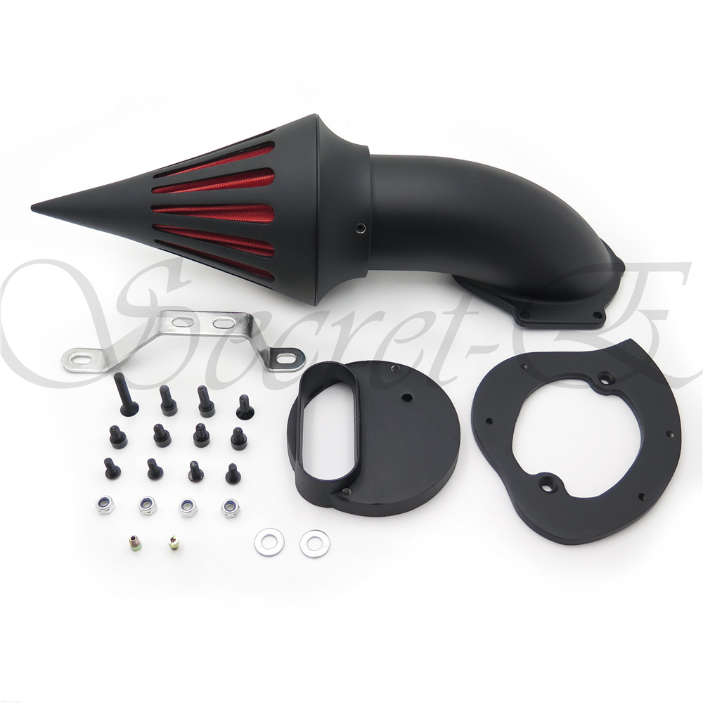Spike Air Cleaner Kits For Yamaha V-Star 1100 Dragstar Xvs1100 1999-2012 Black